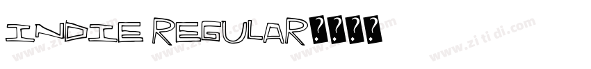 Indie Regular字体转换